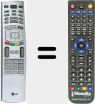 Replacement remote control for 6710V00151Y