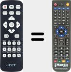 Replacement remote control for MC.JPQ11.003