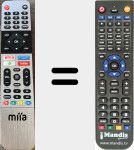 Replacement remote control for MT39S02