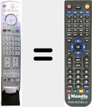Replacement remote control for N2QAKB000060