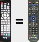 Replacement remote control for RC03B