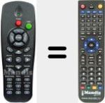 Replacement remote control for ES520