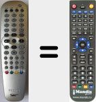 Replacement remote control for 242254900923