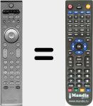 Replacement remote control for RC 4302 / 01 (312814714431)