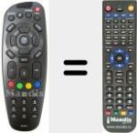 Replacement remote control for RM-BO3