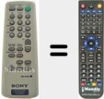 Replacement remote control for RM-SGP5 (A4433976A)
