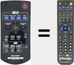 Ersatzfernbedienung für Sound Bar System (RRMCGA177AWSA)