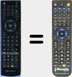 Ersatzfernbedienung f&uuml;r SFERE 2219 DVD PVR