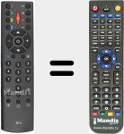 Replacement remote control for SF 5