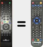 Replacement remote control for HD60Mini