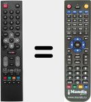 Replacement remote control for 32E2000S