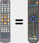 Replacement remote control for SoSmart