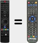 Replacement remote control for Spark S750
