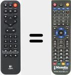 Replacement remote control for LOG005