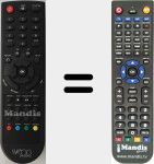 Replacement remote control for SPM3000