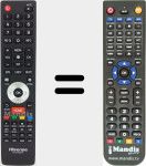 Replacement remote control for EN-33928HS (T176518)