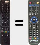 Replacement remote control for RC48125 (30089237)