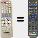 Replacement remote control for N2QAYZ000005