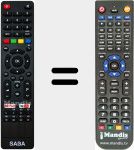 Replacement remote control for SA32S47N