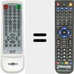 Replacement remote control for KM-168 (KM-168-4)