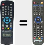 Replacement remote control for 3096 (TRI220)
