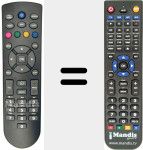 Replacement remote control for REMCON528