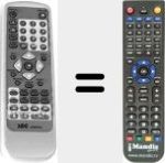 Replacement remote control for SEG001