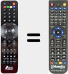 Ersatzfernbedienung für 9900HD02