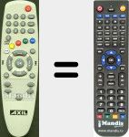 Ersatzfernbedienung für DVB4200