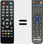 Replacement remote control for LEPREPVR-2