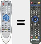 Replacement remote control for REMCON337