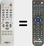 Replacement remote control for RM-11