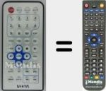 Replacement remote control for REMCON1513