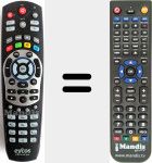 Replacement remote control for S4515HDIPlus