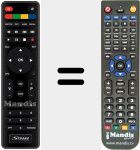 Replacement remote control for SRT7004