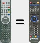 Replacement remote control for LT190 combi