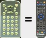 Ersatzfernbedienung für TV302