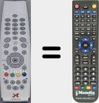 Ersatzfernbedienung für Cablecom (RC39870R00)