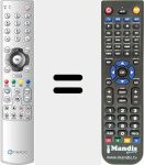 Replacement remote control for Naxoo