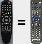 Replacement remote control for GS1001