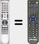 Replacement remote control for RL06R002W
