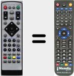 Ersatzfernbedienung für NJOY160HD