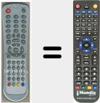 Replacement remote control for 0118020111