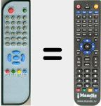 Replacement remote control for GSDHSTB1001