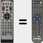 Ersatzfernbedienung für T102FTAUSBPVR