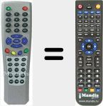 Replacement remote control for BASELINE500T