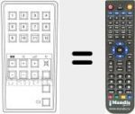 Replacement remote control for 08482