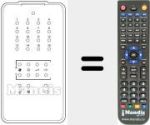 Ersatzfernbedienung für 16 PROGRAMMI IR