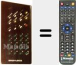 Replacement remote control for 33 T 2