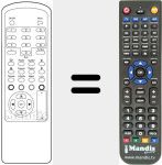 Replacement remote control for 350